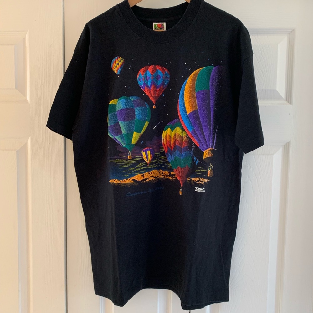 Vtg Hot Air Balloon Albuquerque New Mexico Sky